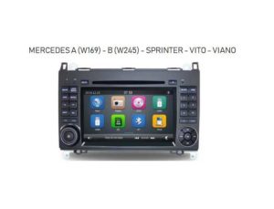 Mercedes | Android 9.0 | Navigation dans l'UE | Classe AB Sprinter Vito  Viano | Bluetooth | Carplay | WIFI